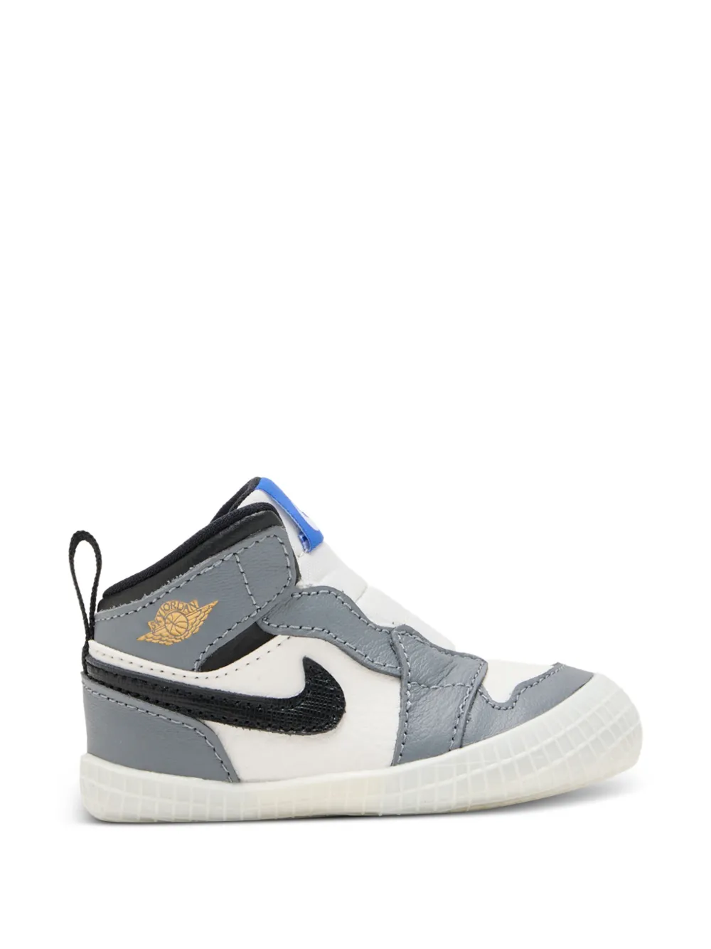 Nike Kids Jordan 1 crib shoes - Grigio