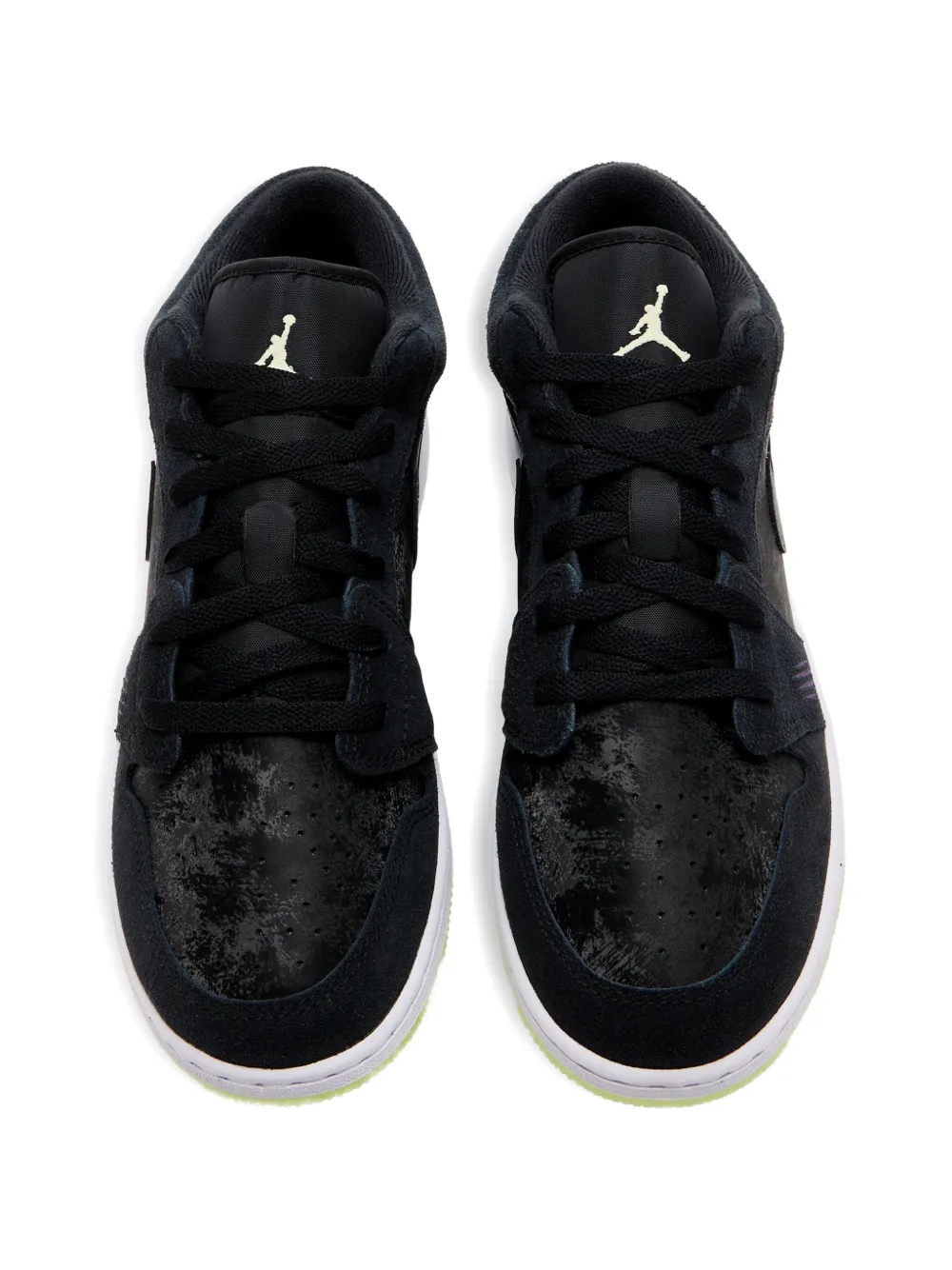 Nike Kids Air Jordan 1 sneakers Zwart