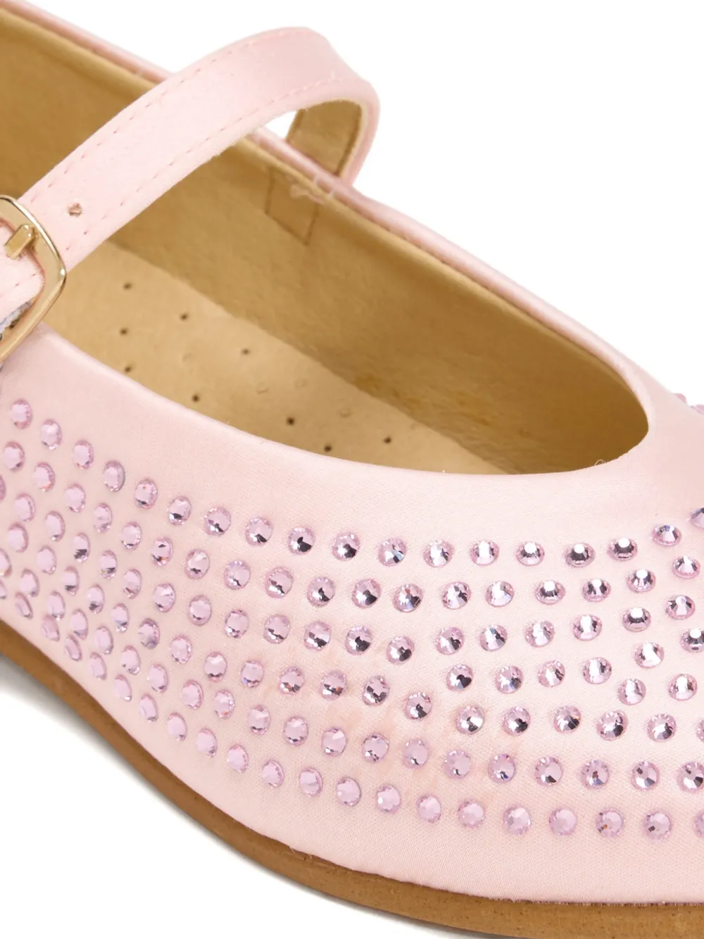 ANDANINES Ballerina's verfraaid met kristallen Roze