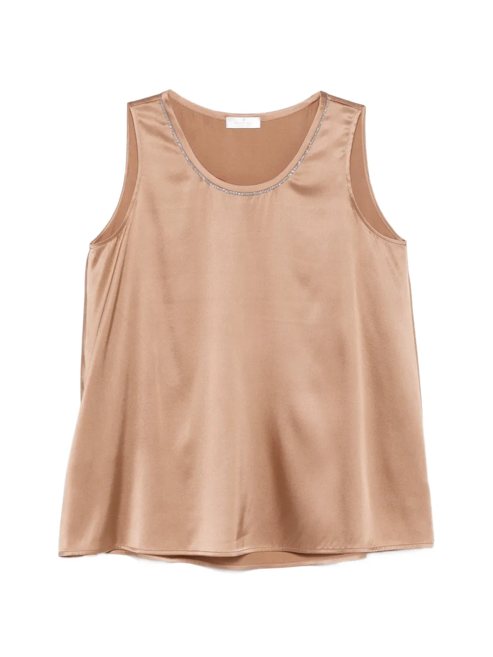 PANICALE embellished top - Toni neutri
