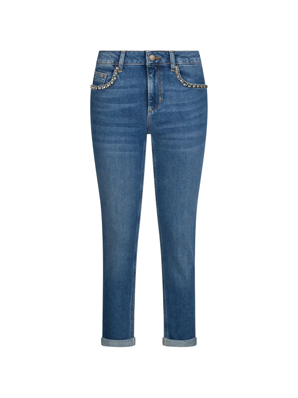 LIU JO turn-up skinny jeans - Blu