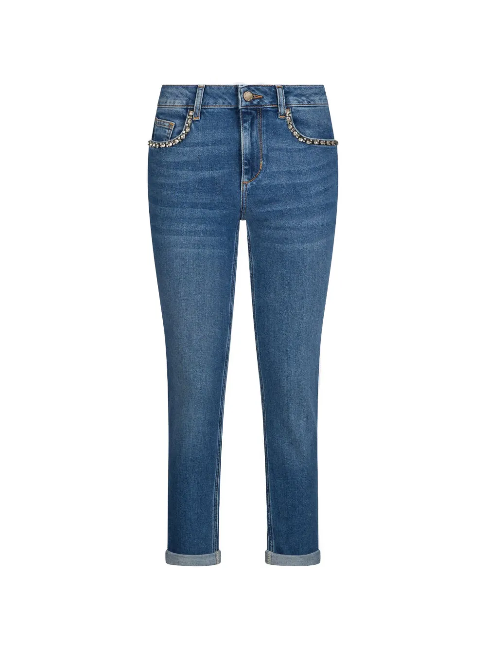 LIU JO turn-up skinny jeans - Blau