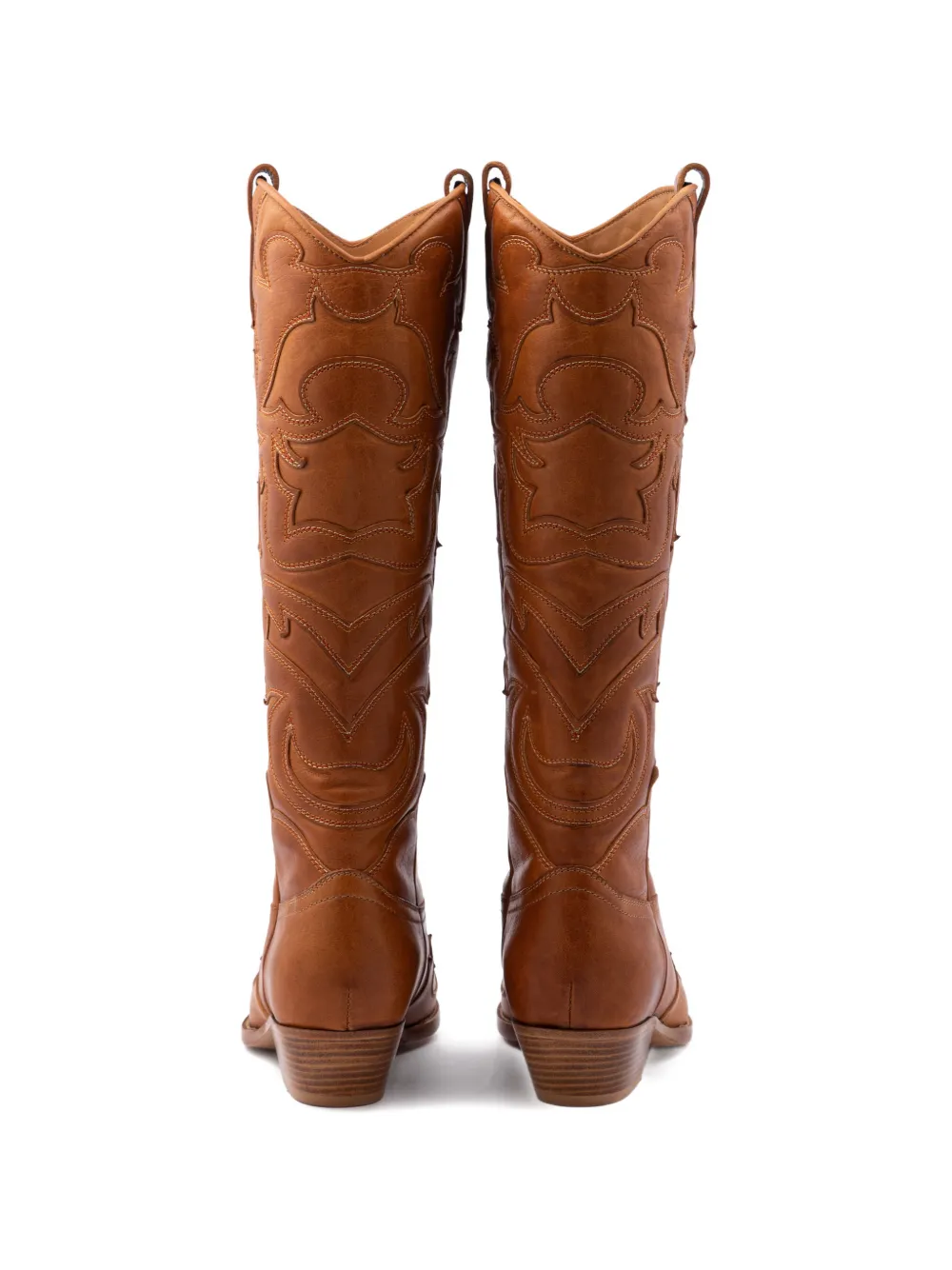 Buttero Flee stitched-design cowboy boots Bruin