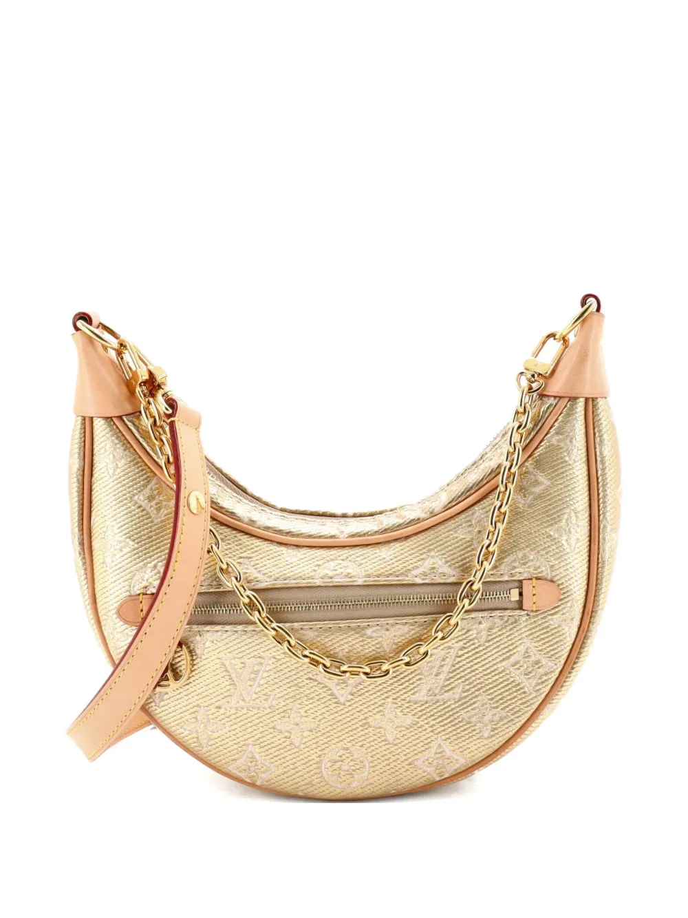 Louis Vuitton Pre-Owned Borsa passepartout con monogramma jacquard - Oro