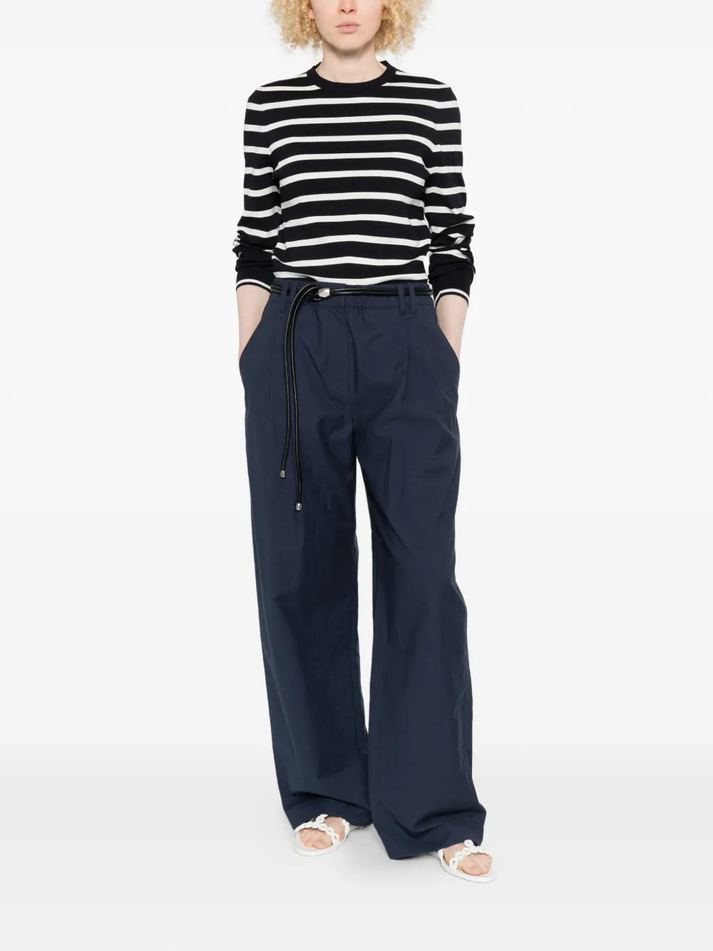 Ralph Lauren Collection Pull à Rayures - Bleu 