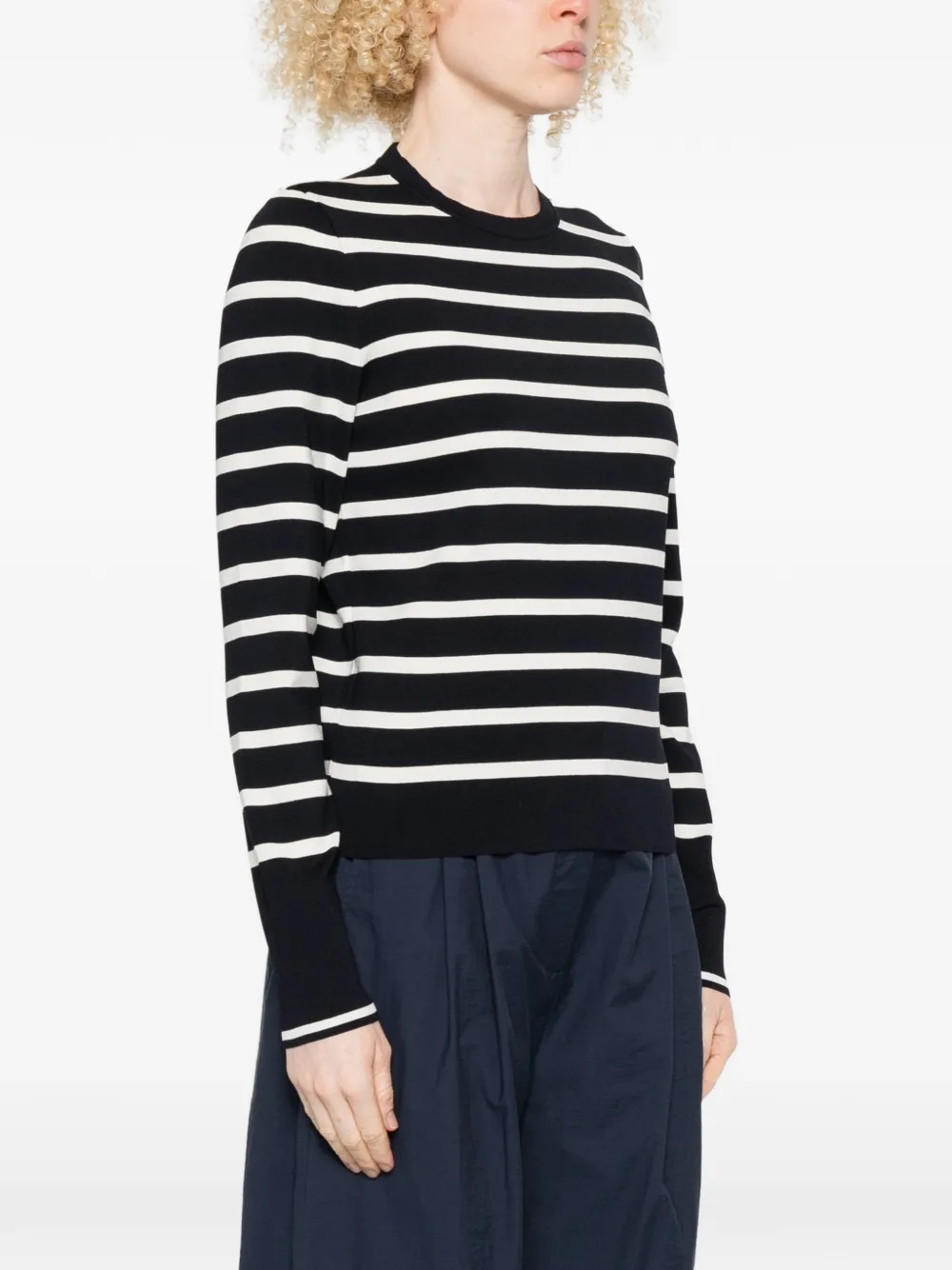  Ralph Lauren Collection Pull à Rayures - Bleu 