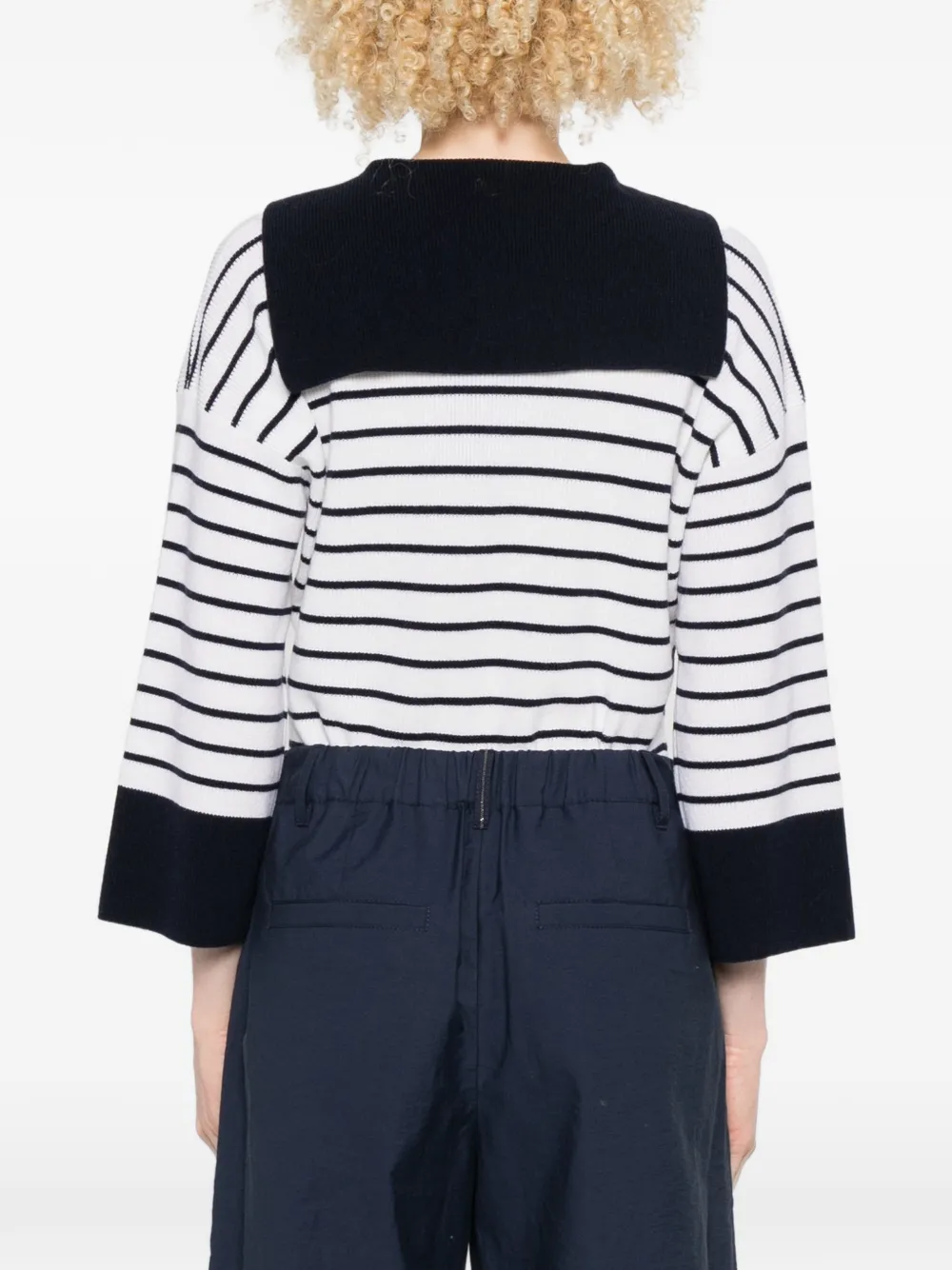 Ralph Lauren Collection Gestreepte trui Wit