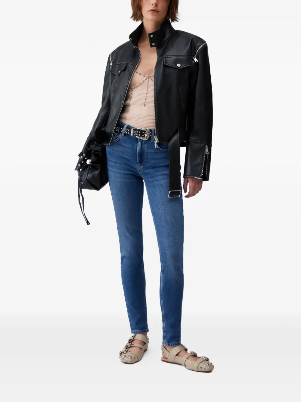  Liu Jo High-rise Ive-pockets Jeans - Blue 