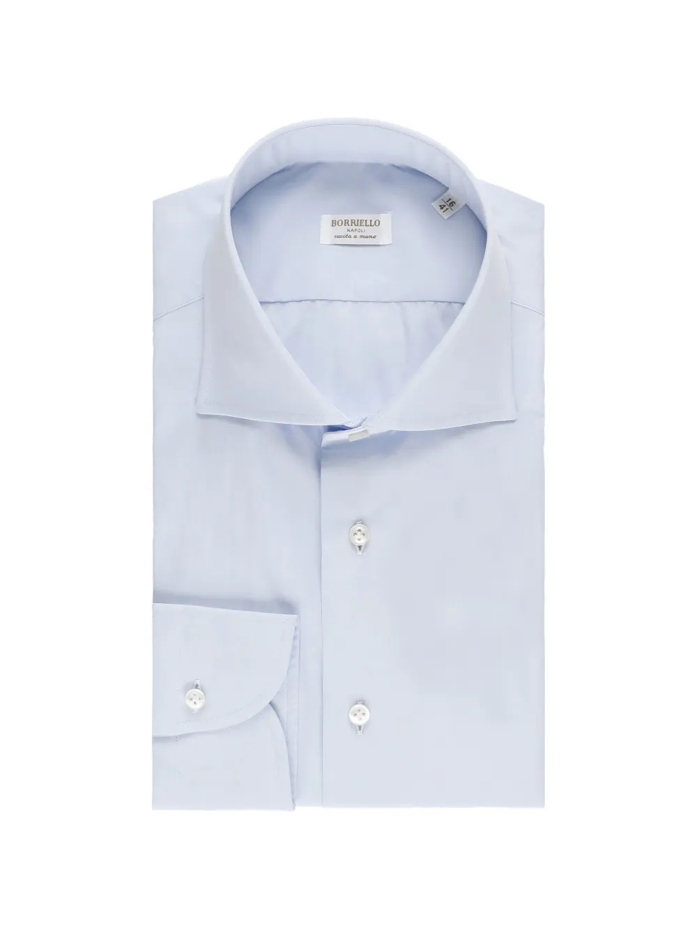 BORRIELLO NAPOLI Marechiaro buttoned long-sleeve shirt - Blu