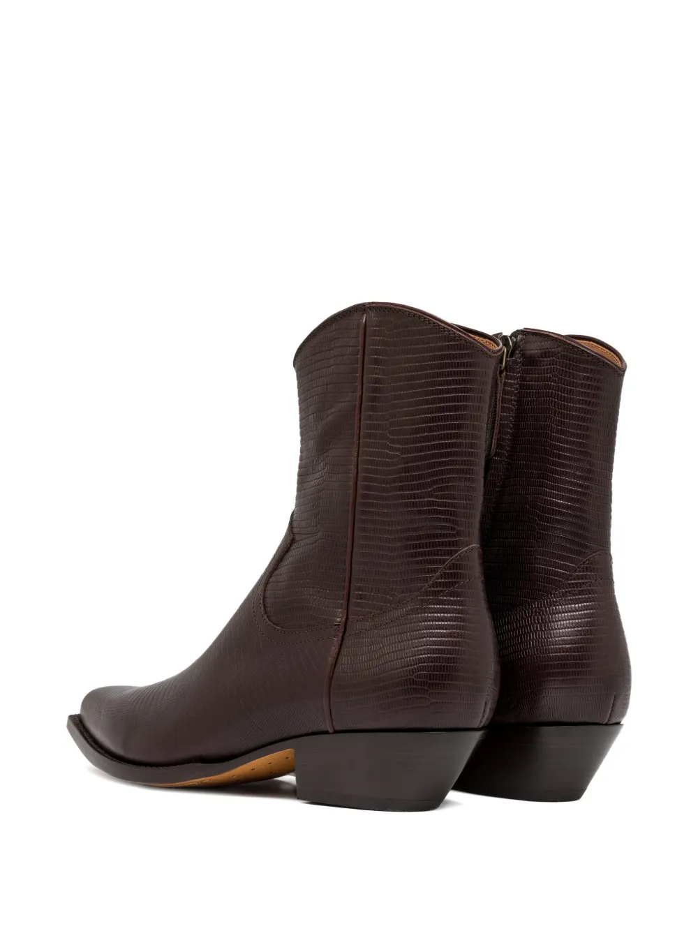 Buttero Flee pointed textured cowboy boots Bruin