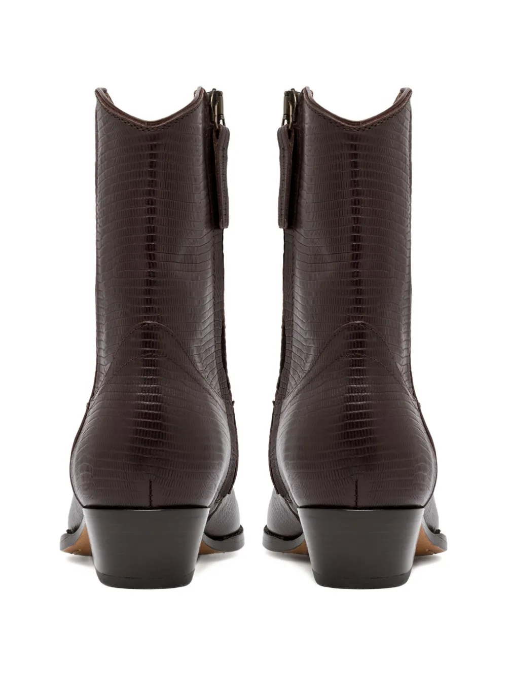 Buttero Flee pointed textured cowboy boots Bruin