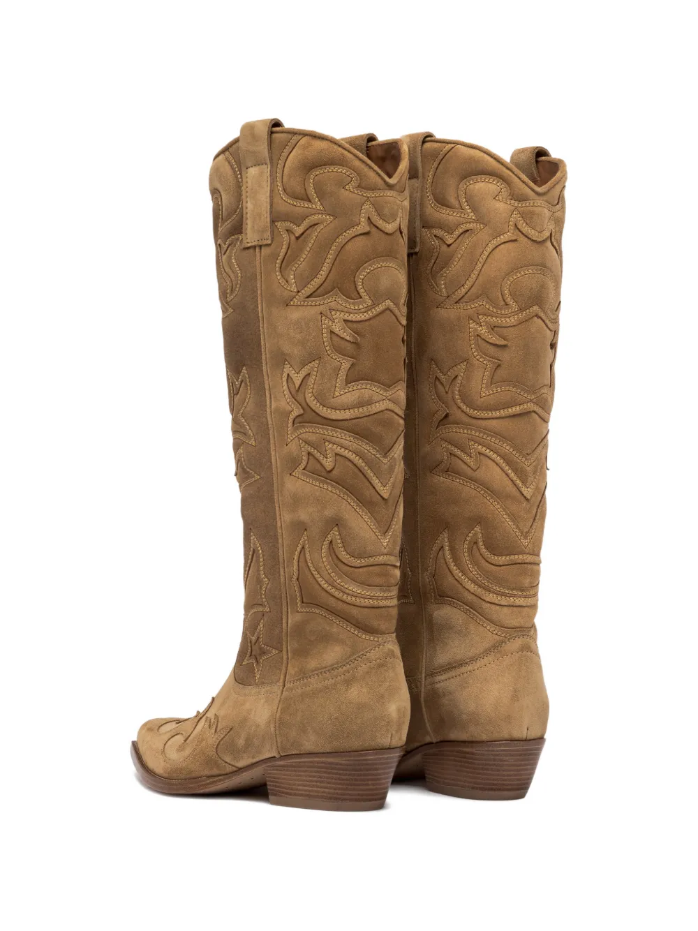 Buttero embossed-details cowboy boots Bruin