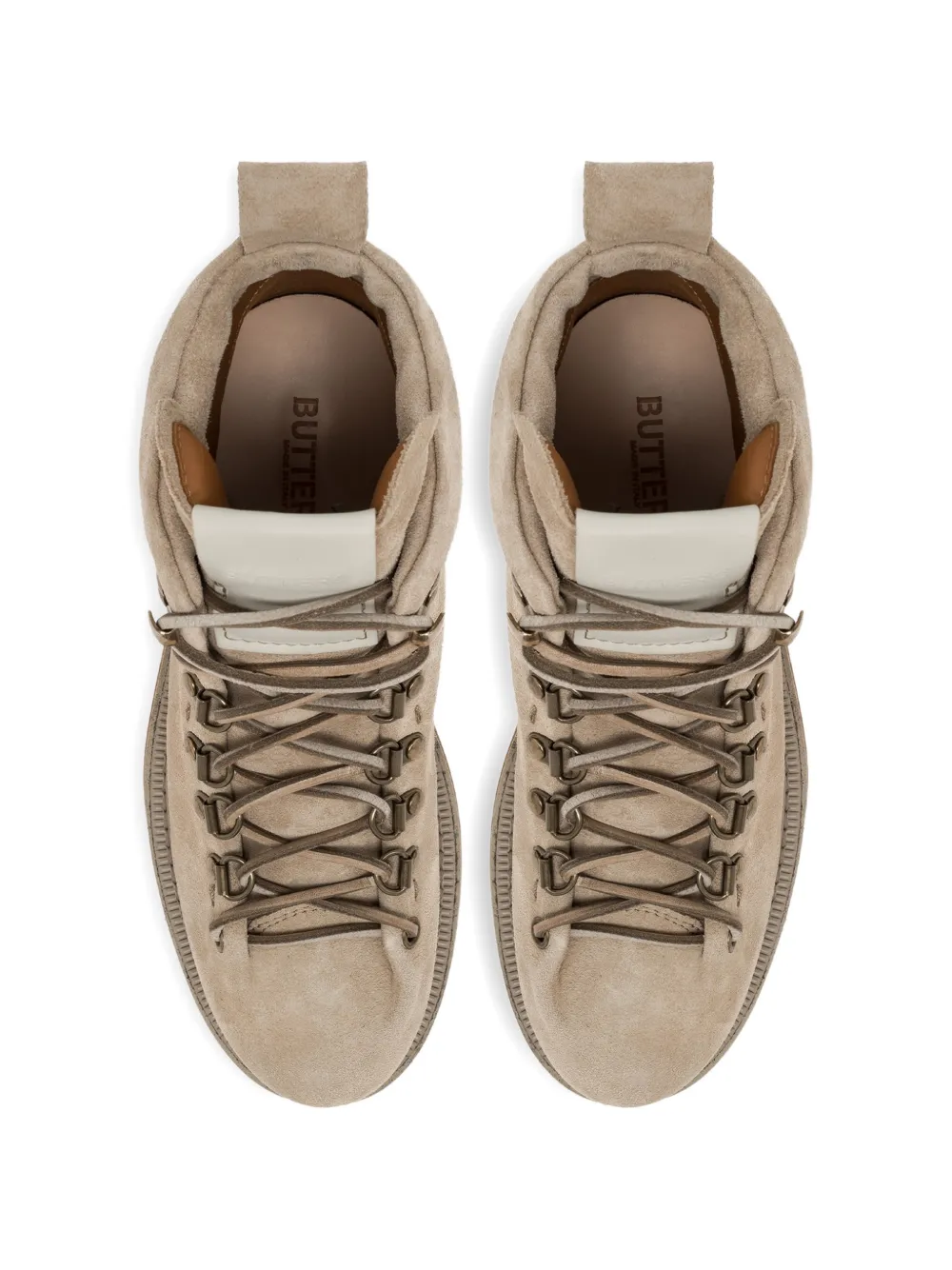 Buttero laced ankle boots Beige