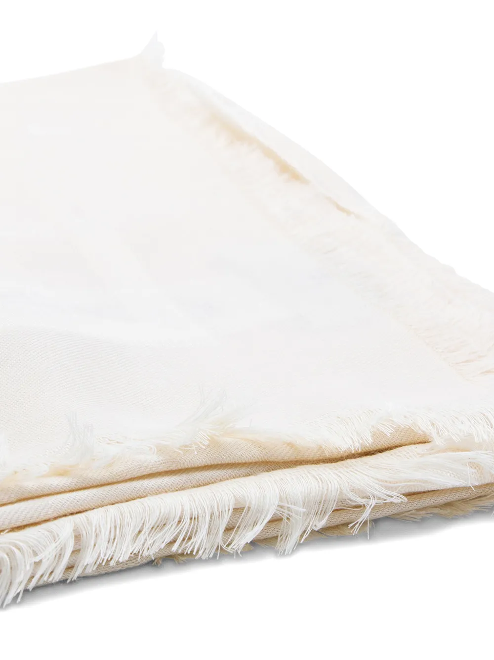  Elisabetta Franchi Fringed Scarf - Neutrals 