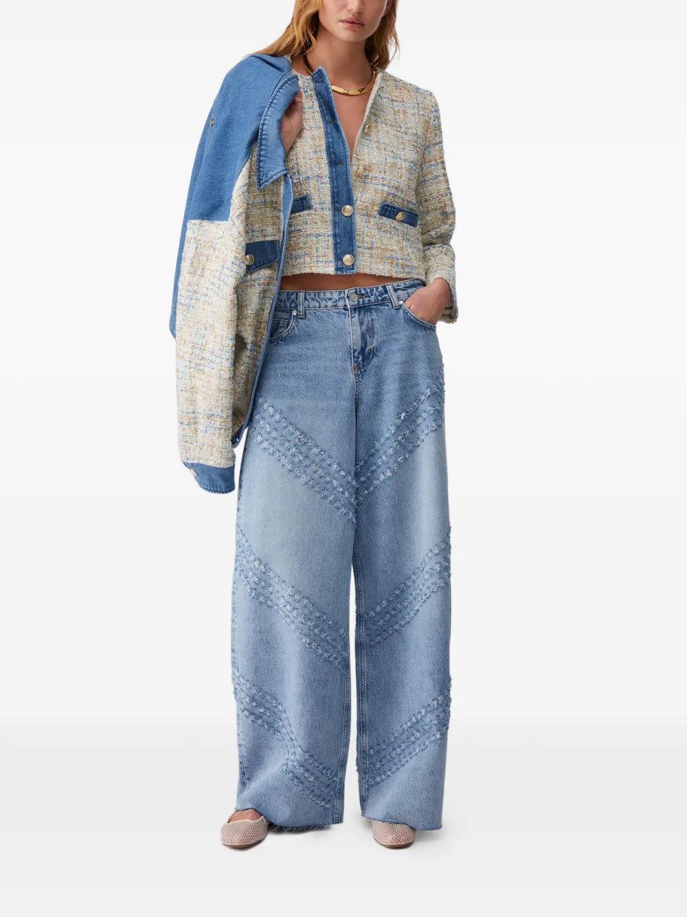 Five-Pockets Flared Jeans