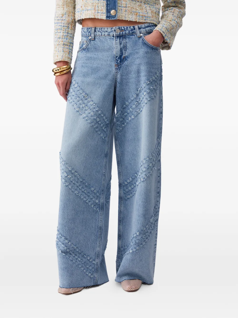 Five-Pockets Flared Jeans