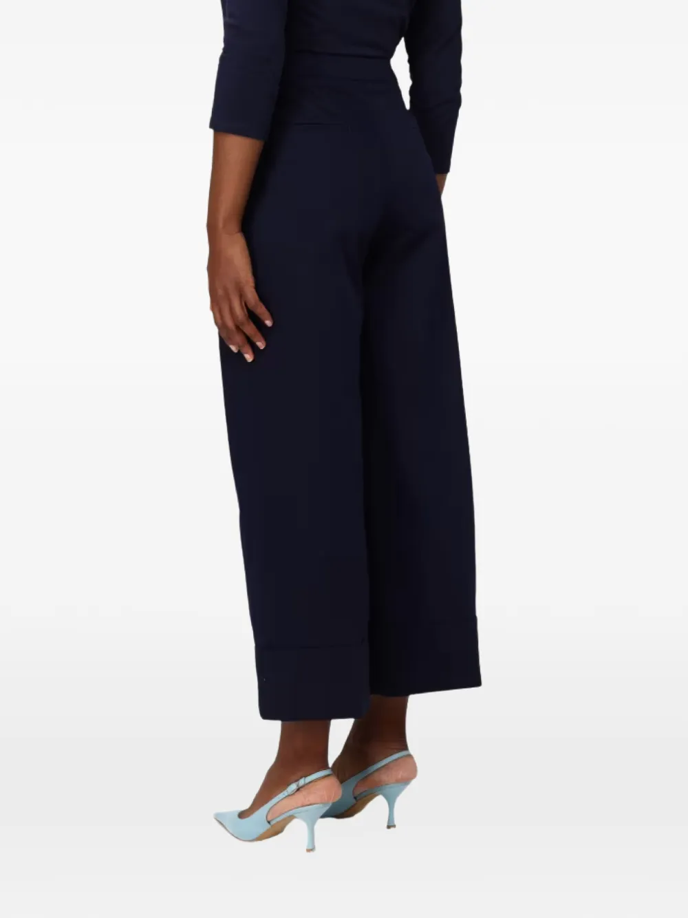  Pt Torino Colette Cropped Trousers - Blue 