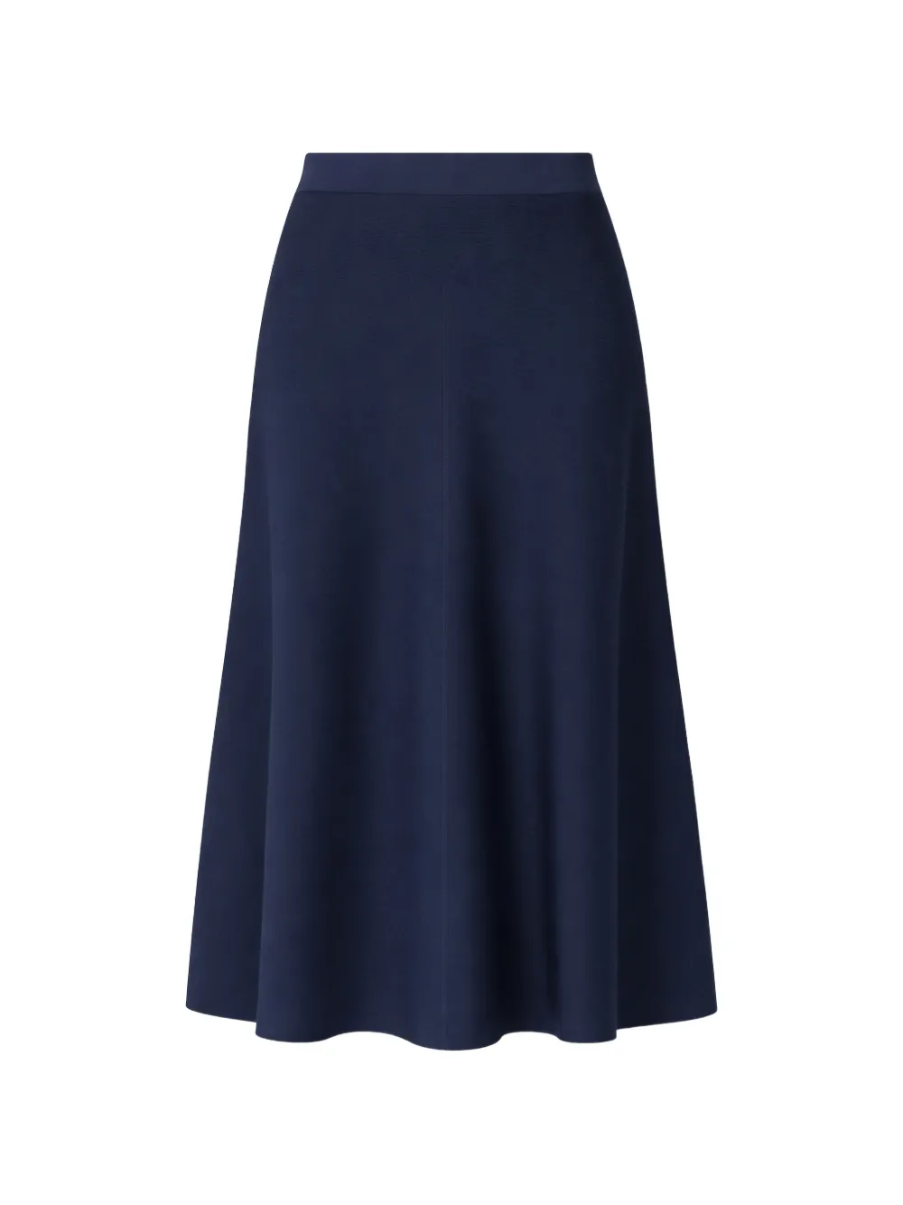 Max Mara knitted A-line midi skirt - Blu