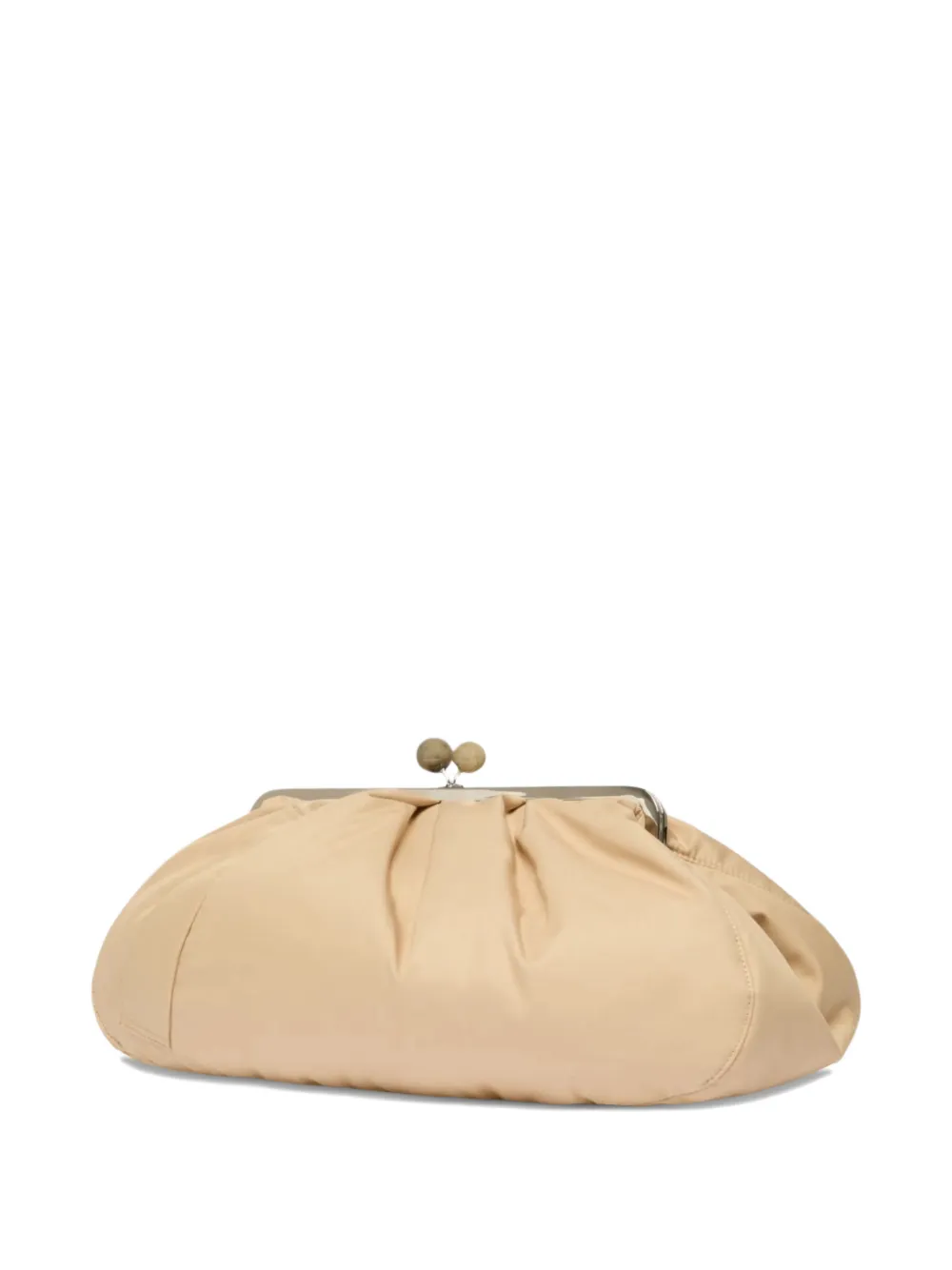 Weekend Max Mara Sphere-clasp Clutch Bag - Neutrals 