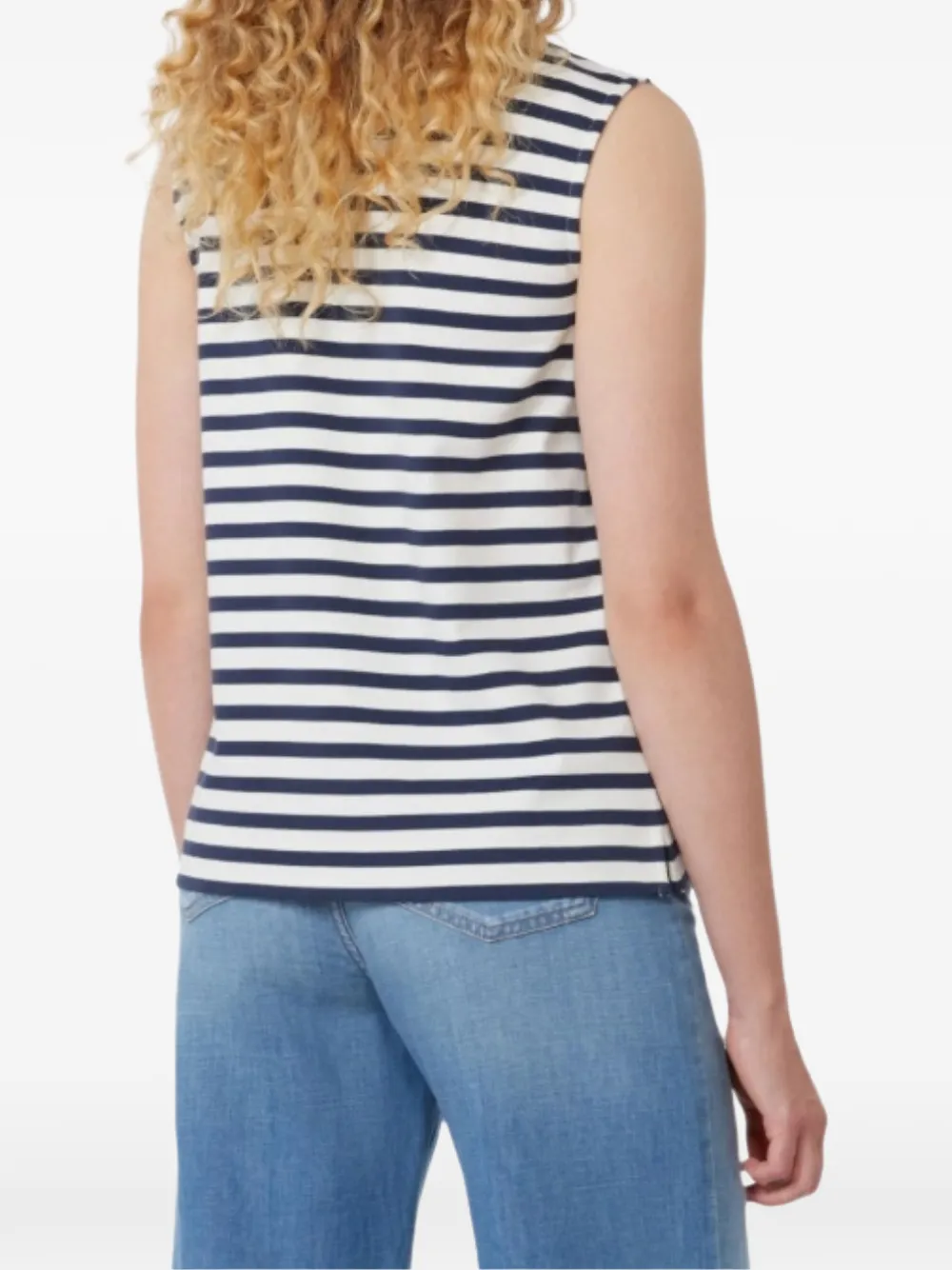  Weekend Max Mara Wkdmultih Striped Tank Top - Blue 