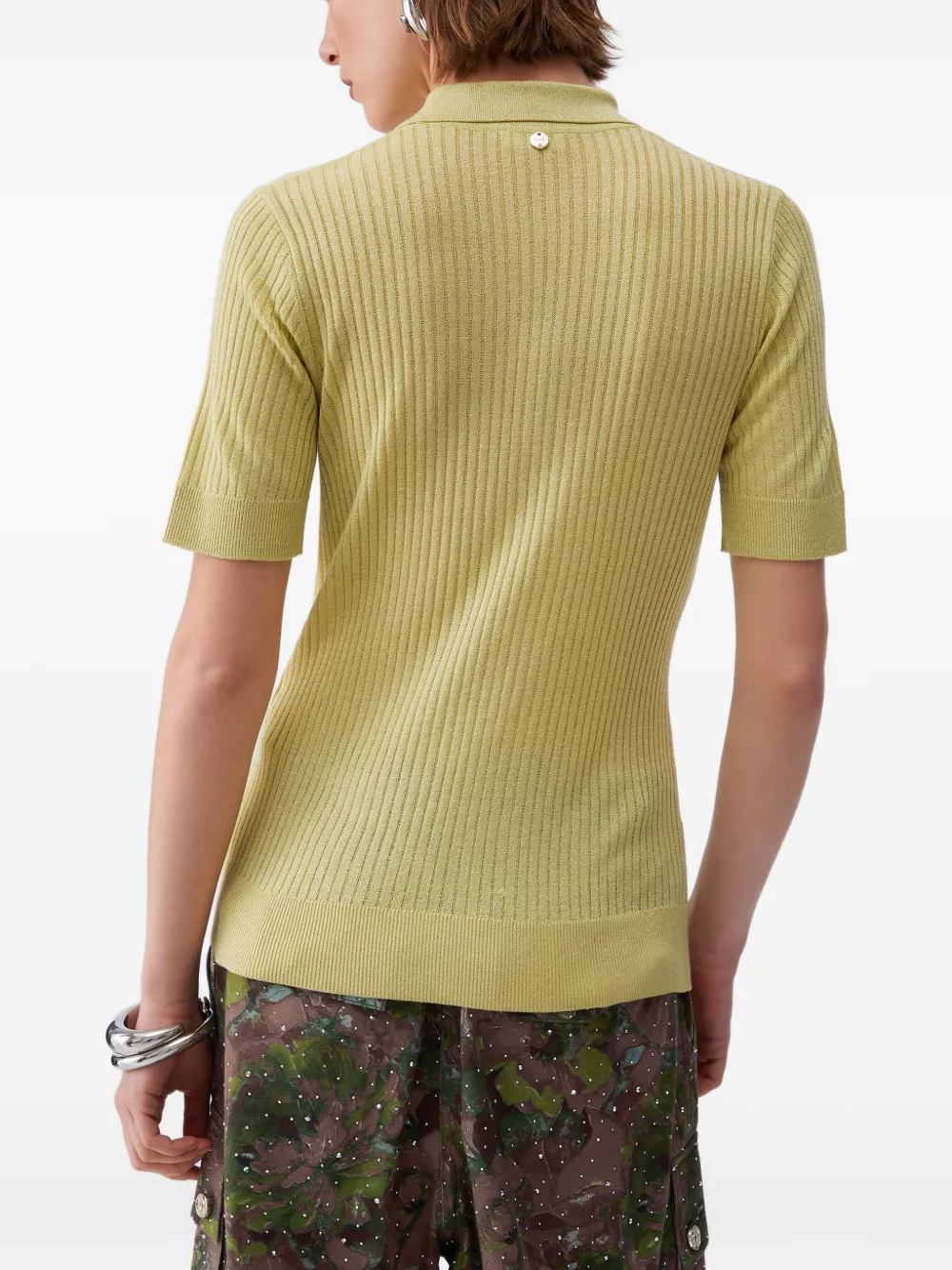 LIU JO Poloshirt met knopen Geel