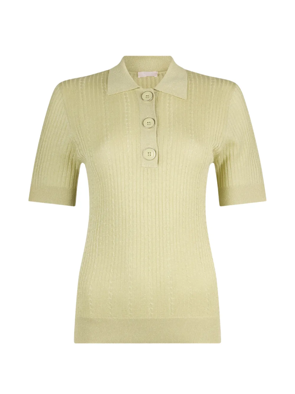 LIU JO buttoned polo shirt - Giallo