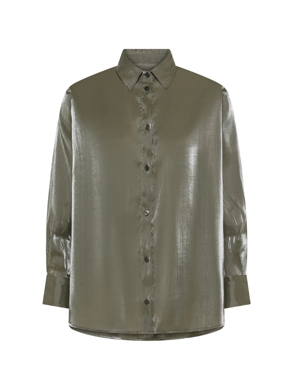 Cruna Yvonne Buttoned Shirt In Green
