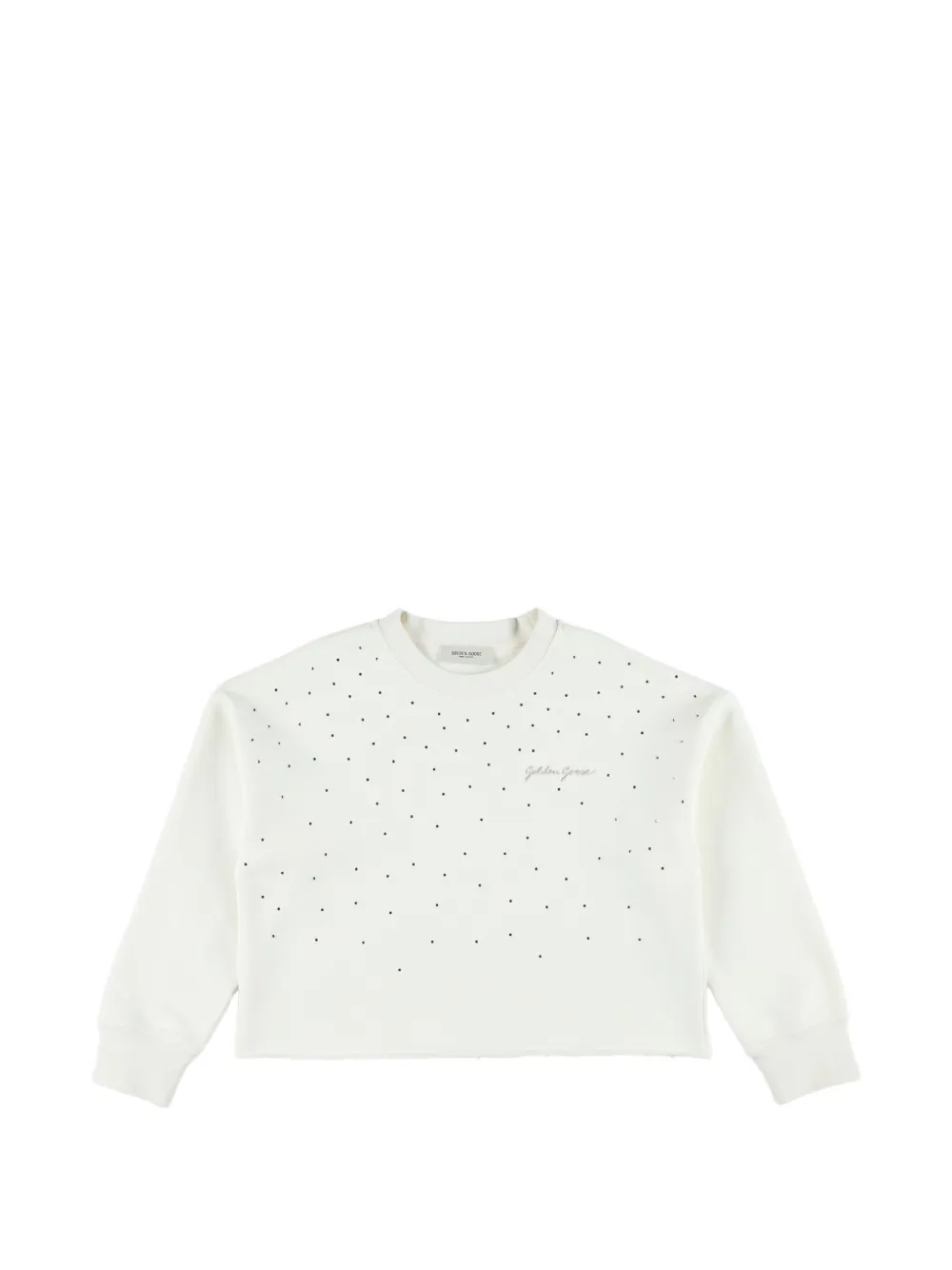 Golden Goose Kids cropped top - Toni neutri