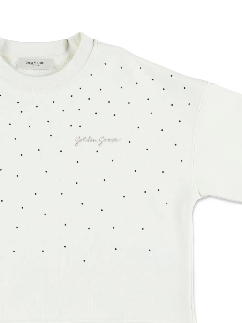  Golden Goose Kids Cropped Top - Neutrals 