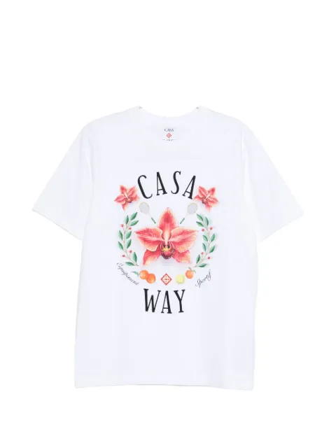Casablanca floral T-shirt