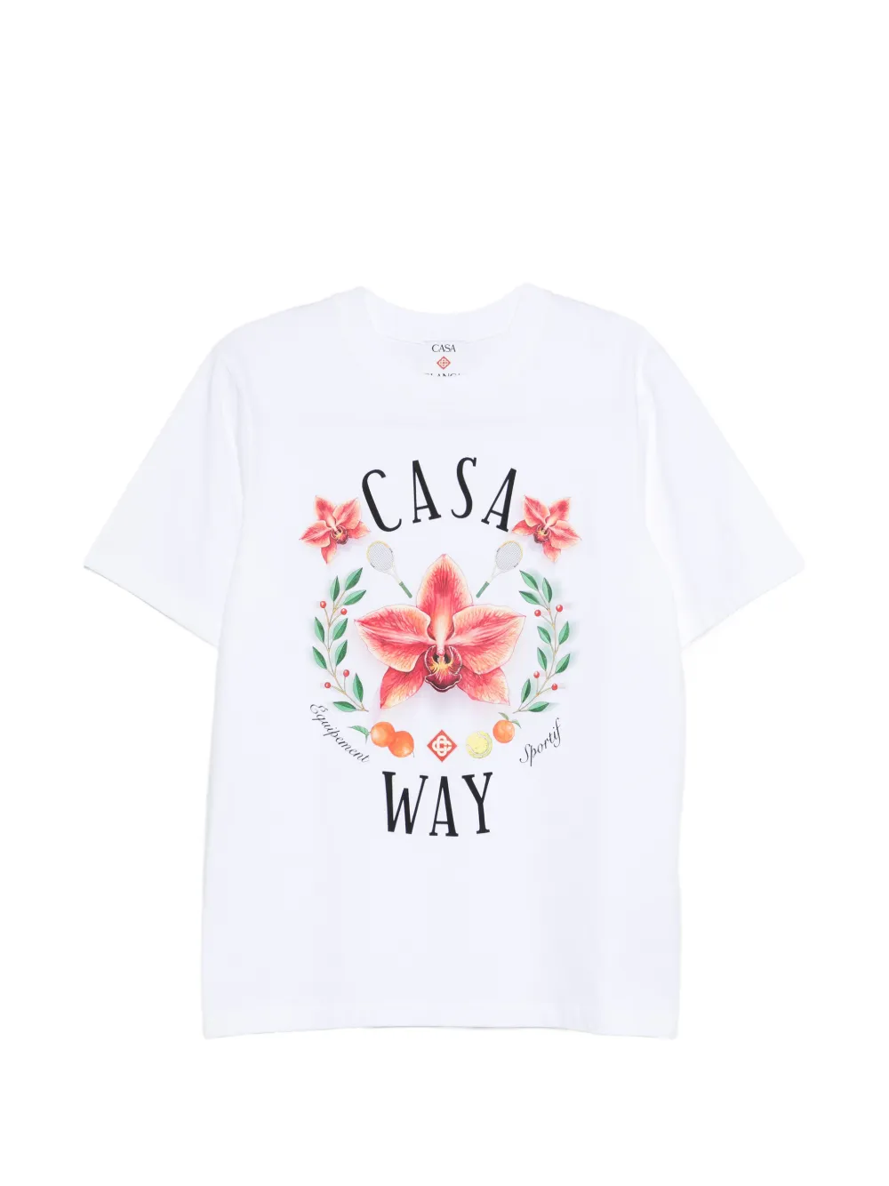 Casablanca floral  T-shirt | White | Image 1