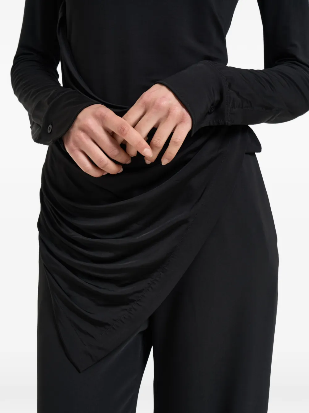 IRO Asymmetrische top Zwart