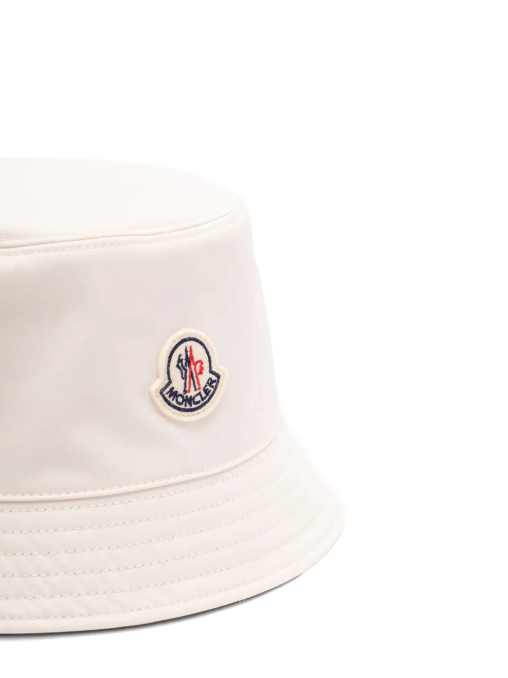  Moncler Logo-patch Bucket Hat - Neutrals 