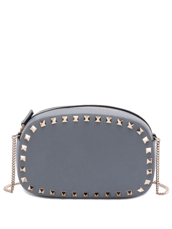 Valentino Garavani ロックスタッズ ショルダーバッグ ミニ | グレー