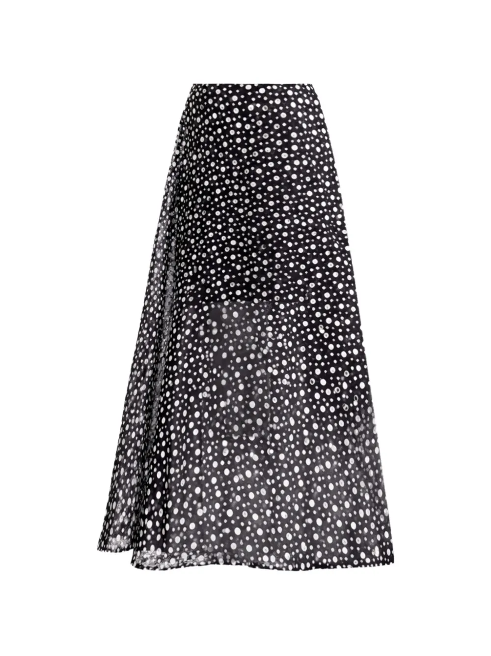 Gemy Maalouf Gonna midi a pois - Nero