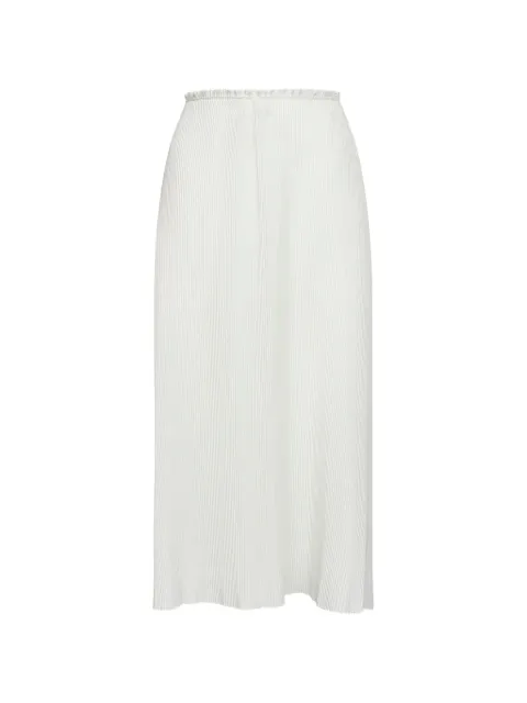 Co ruffle asymmetric hem skirt