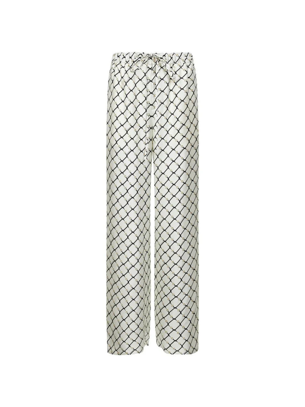 Gucci horsebit elasticated print trousers - Weiß
