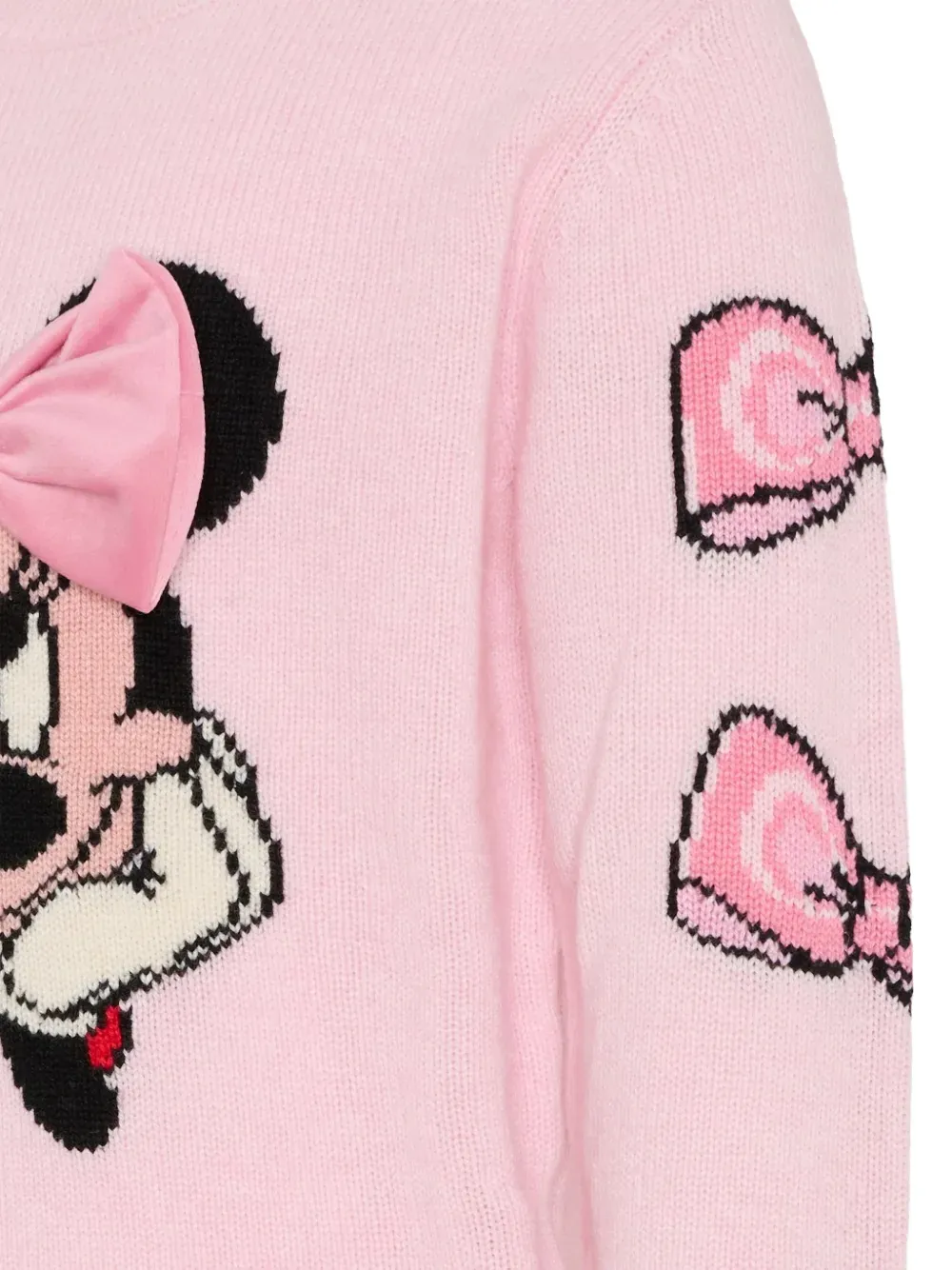 MC2 Saint Barth Kids Top met strikprint Roze
