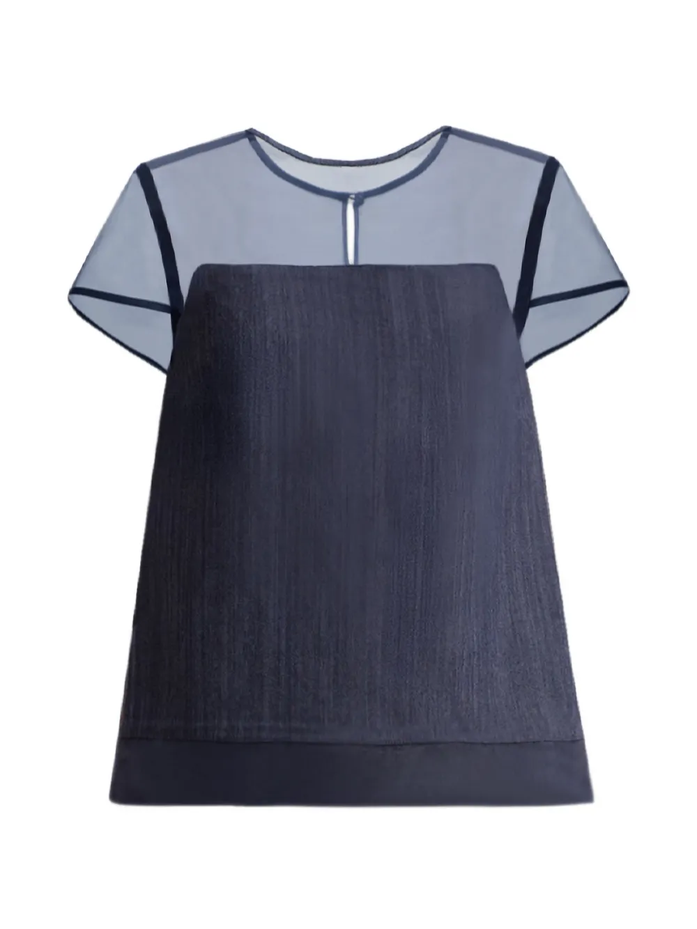 Gemy Maalouf Blusa a maniche corte