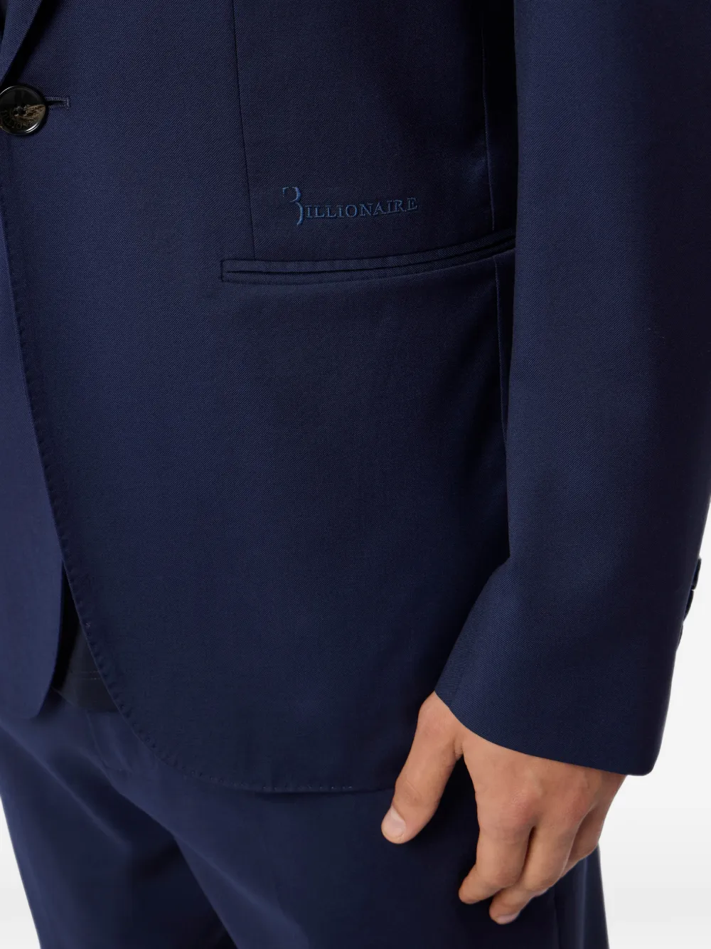 Billionaire Blazer met revers Blauw