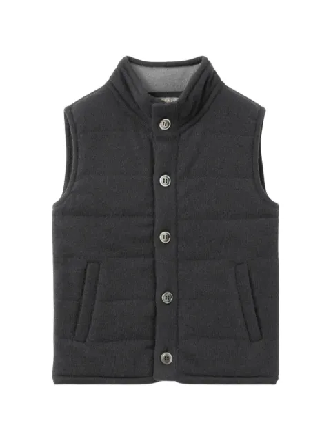 N.PEAL KIDS buttoned mall gilet