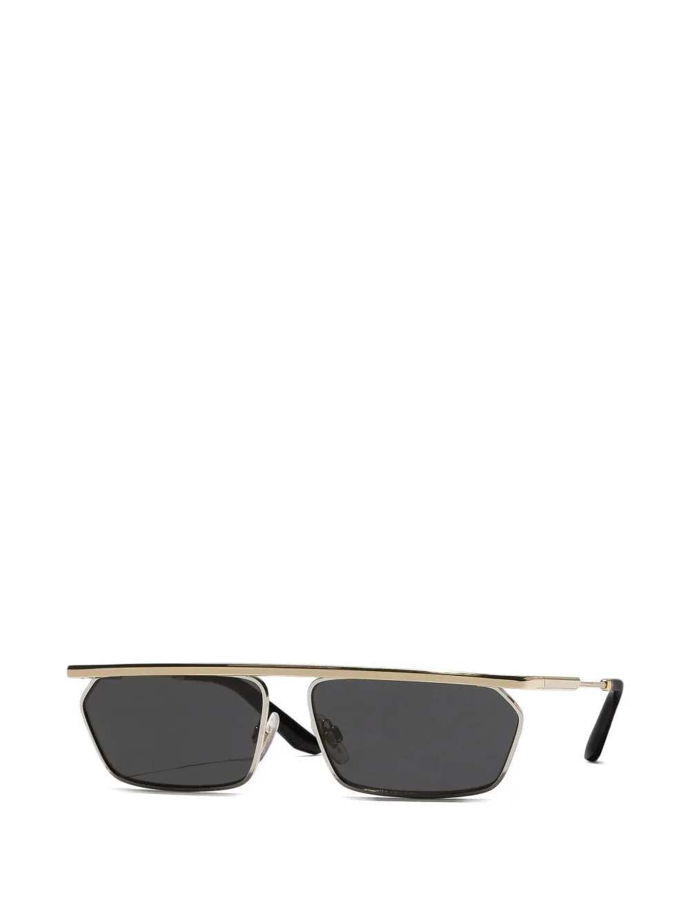 Dolce & Gabbana Eyewear Zonnebril met vierkant metalen montuur Goud