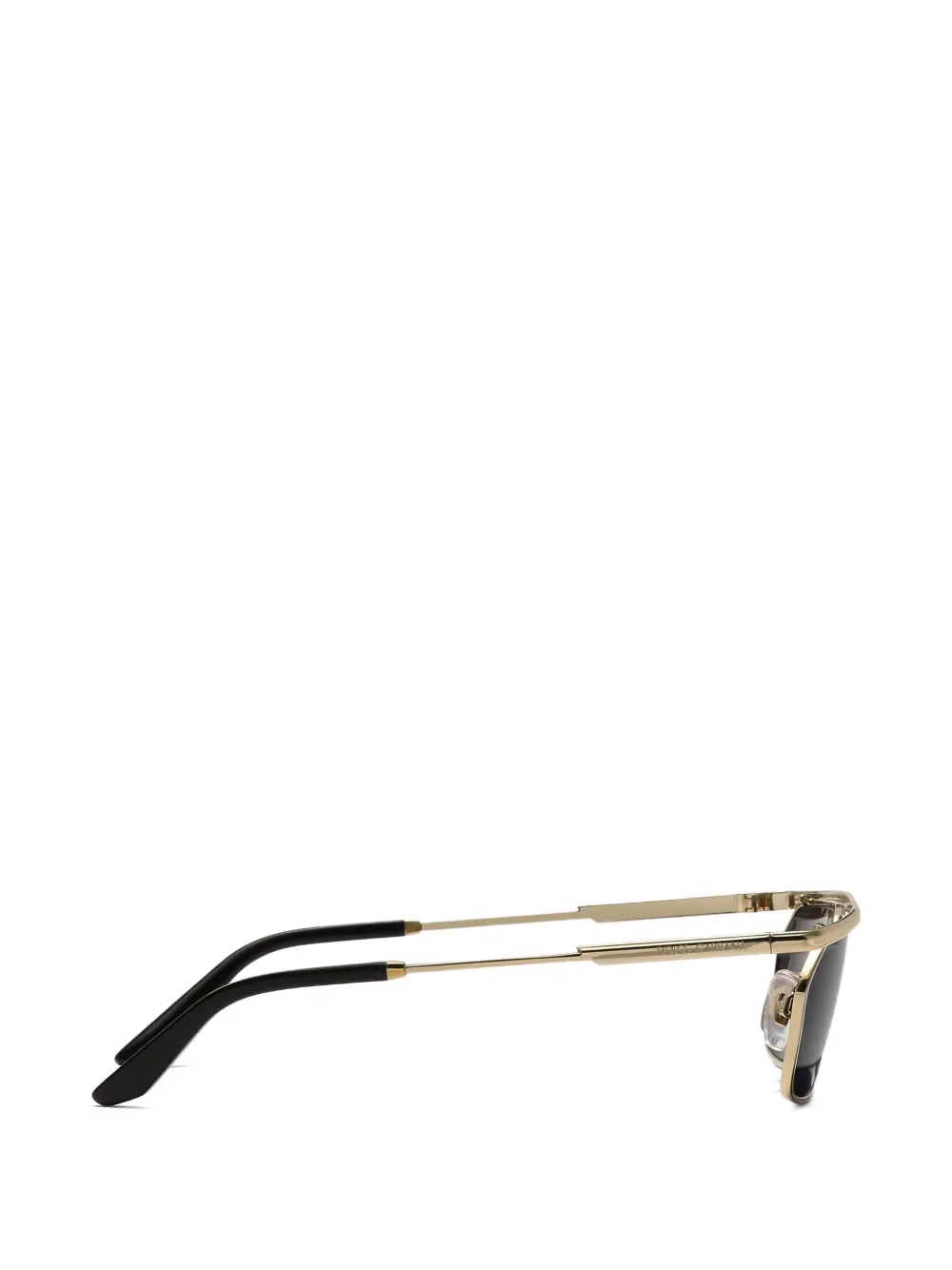 Dolce & Gabbana Eyewear Zonnebril met vierkant metalen montuur Goud