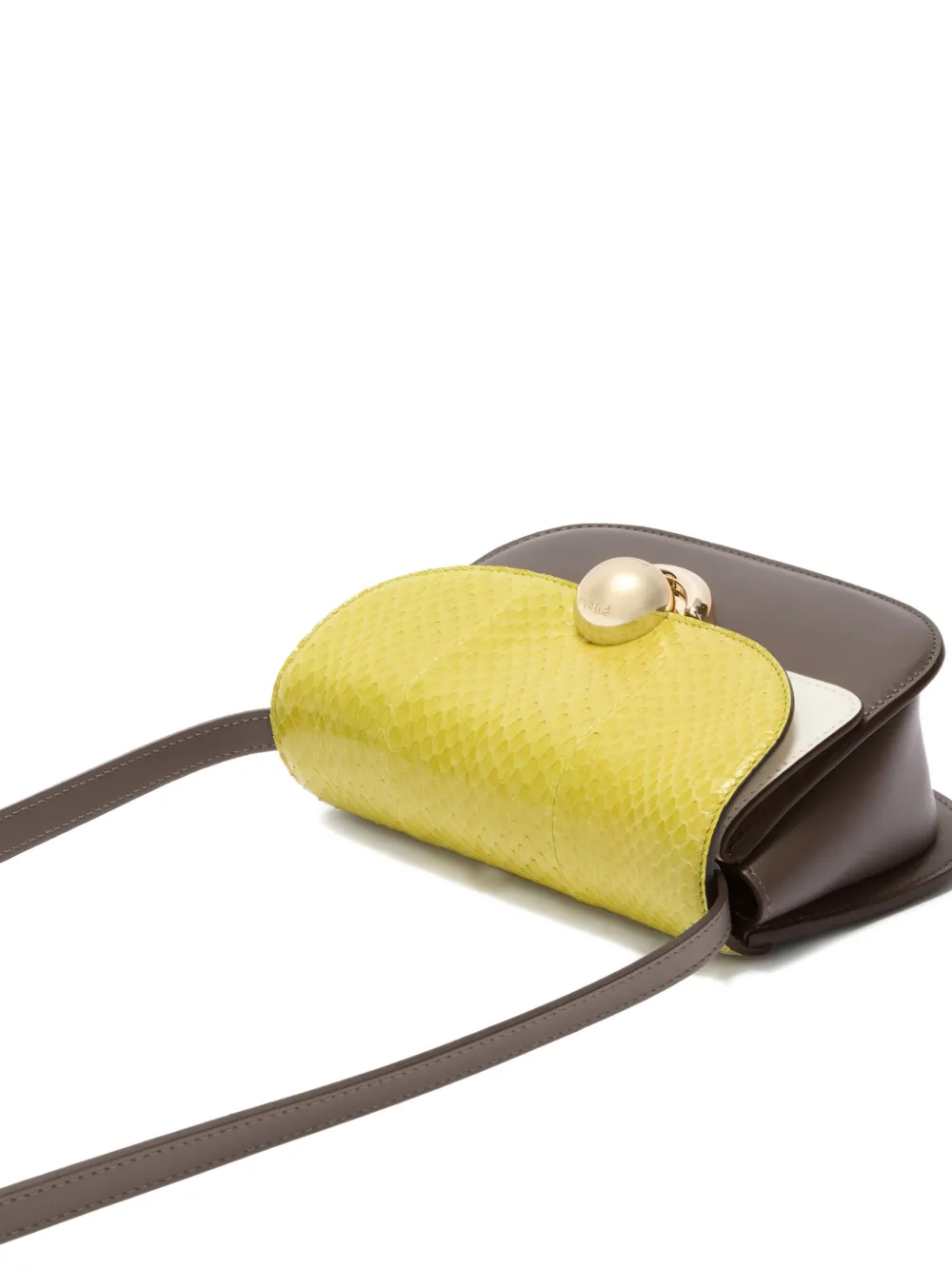 Furla Sfera mini-tas met gesp Geel