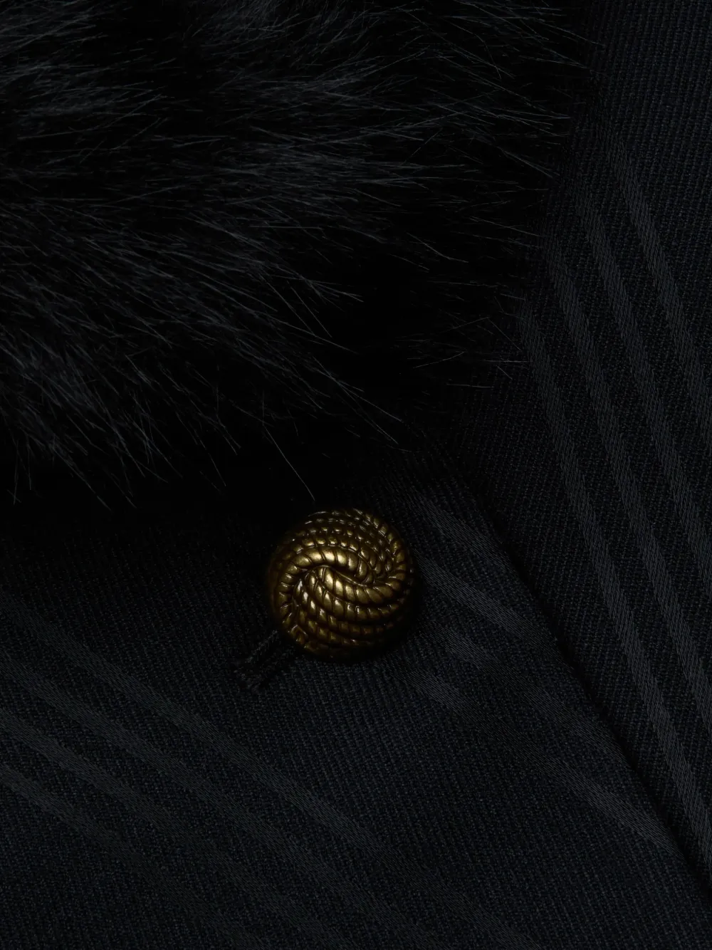 Kaisley Fur-Trim Blazer