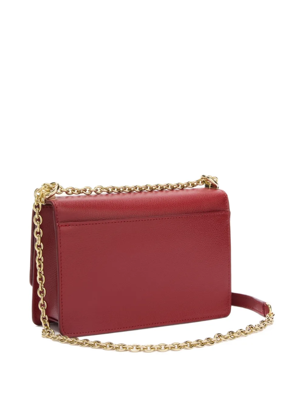  Furla Mini 1927 Arch-logo Grained Crossbody Bag - Red 