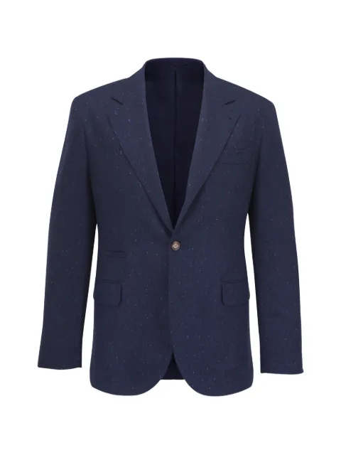 Brunello Cucinelli speckled notched suit