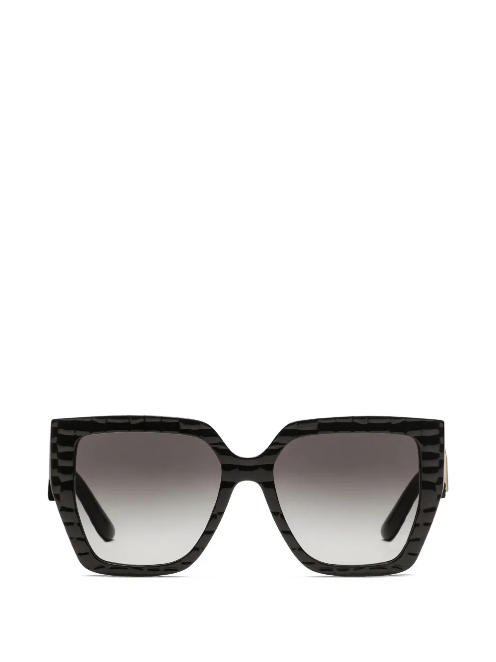 Dolce & Gabbana Eyewear DG Crossed square sunglasses - Nero