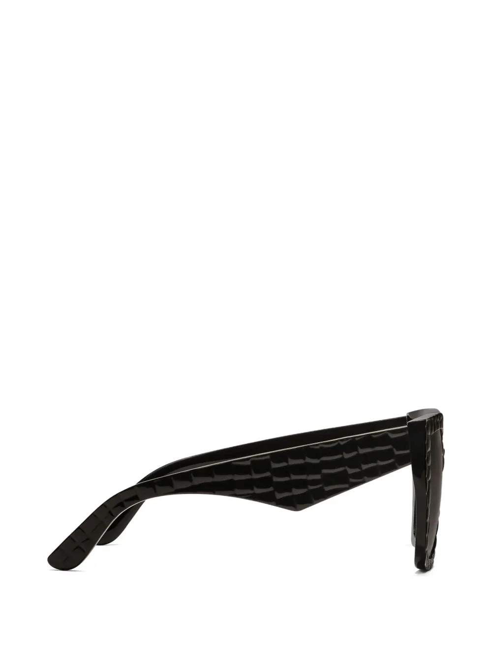Dolce & Gabbana Eyewear DG Crossed zonnebril met vierkant montuur Zwart