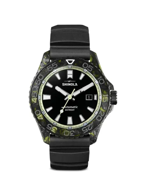 Shinola forged carbon automatic 45mm watch